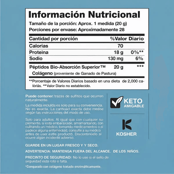 Colágeno Bio-Péptidos + Proteína | Piel, Cabello & Articulaciones — 2